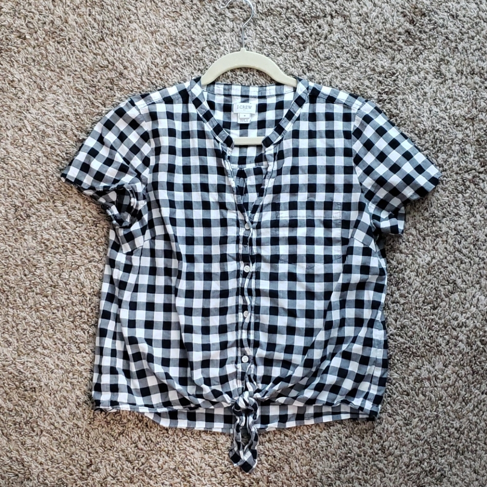 Gingham button up